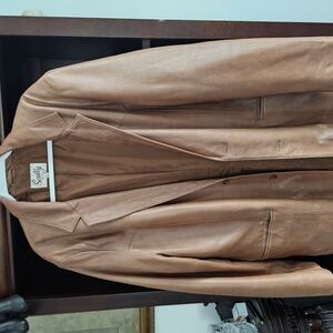 Scully Tan Leather Jacket
